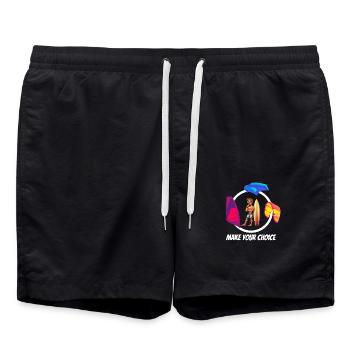 Make your choice wind kite wing transparent - Short de bain - noir - Devant - AI Model Male 185 light (185cm)