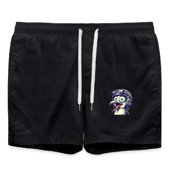 Cracy Seagull - Short de bain - noir - Devant - AI Model Male 185 light (185cm)