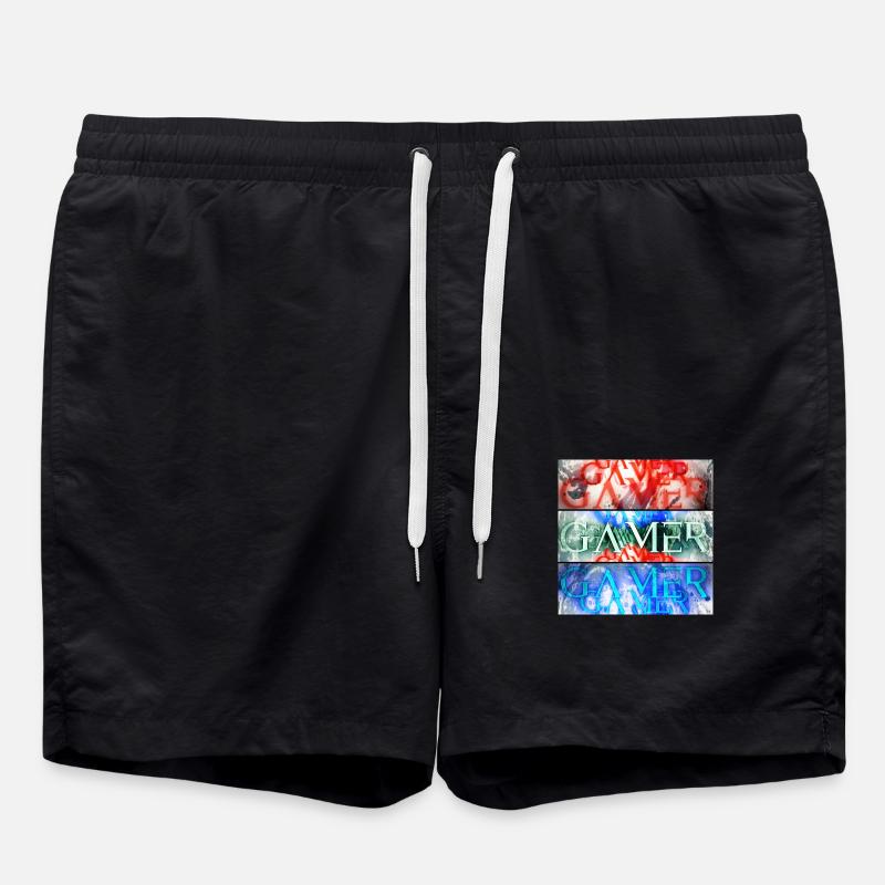 Gamer - Swim Trunks - black