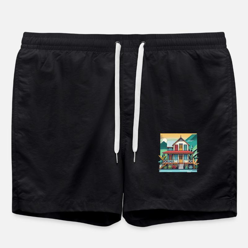 KASTEN 974 - Badeshorts - Schwarz