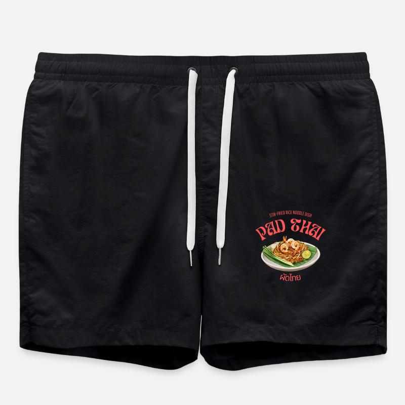 Pad Thai - Swim Trunks - black