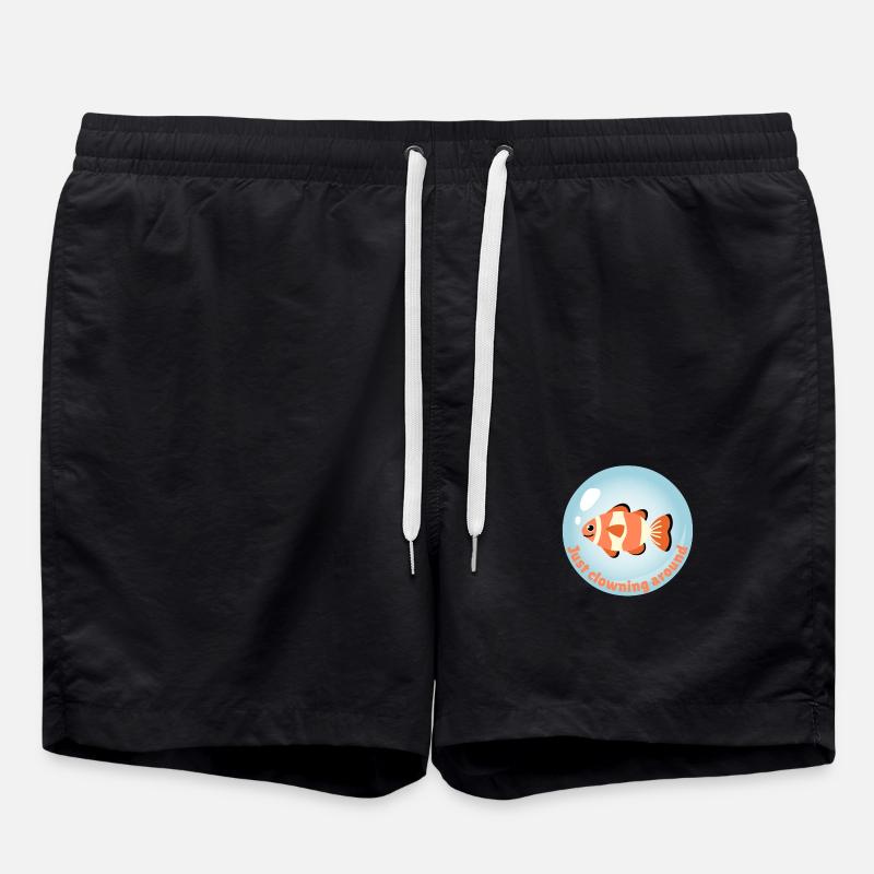 Just clowning around - Swim Trunks - black