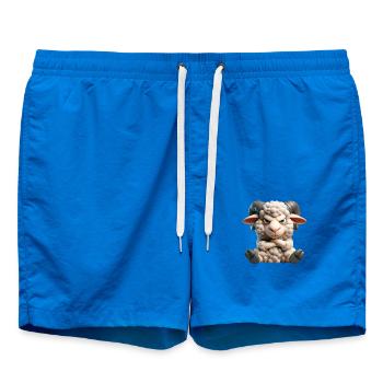 Sheep grim 2 - Swim Trunks - cobalt blue - Front