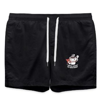 Superhelden des Alltags - Badeshorts - Schwarz - Vorne - AI Model Male 185 light (185cm)