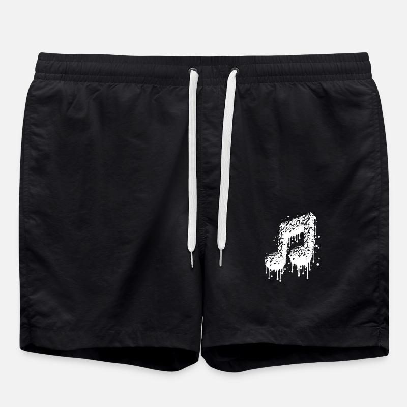 Liquid Music Touch Drop Style - Swim Trunks - black