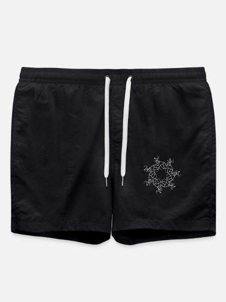 Finja Name Name Mandala - Swim Trunks - black