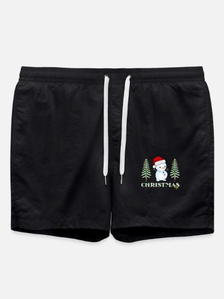 Bonhomme de neige - Short de bain - noir