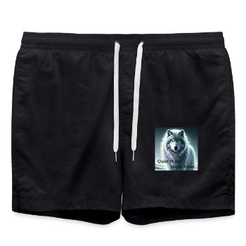 souleil fenix 5 - Badeshorts - Schwarz - Vorne - AI Model Male 185 light (185cm)