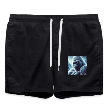 souleil fenix 11 - Badeshorts - Schwarz - Vorne - AI Model Male 185 light (185cm)