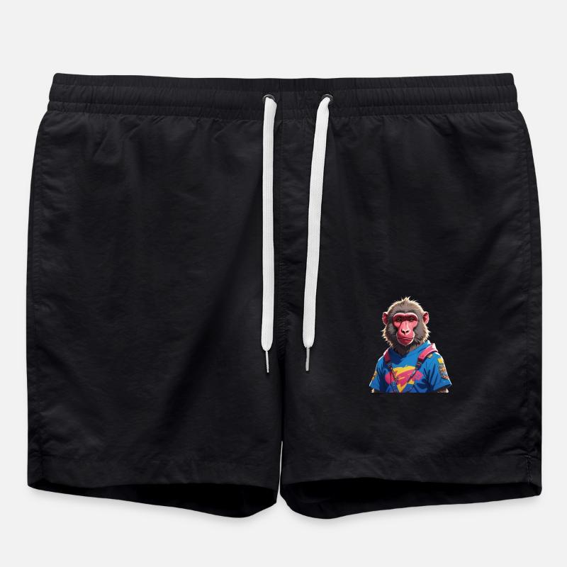 Baboon - Swim Trunks - black