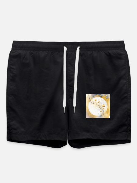 Full moon - Swim Trunks - black