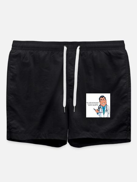 Funny Doctors - Swim Trunks - black