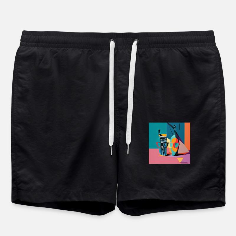 Du siehst durstig aus - Badeshorts - Schwarz