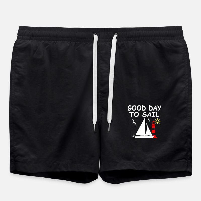 Sail - Swim Trunks - black