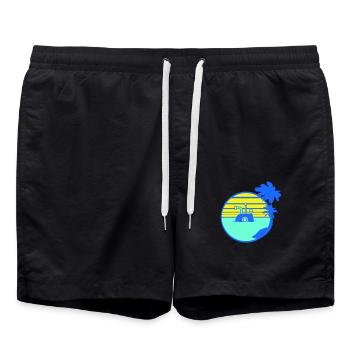 Plongée sous-marine Bateau sous-marin - Short de bain - noir - Devant - AI Model Male 185 light (185cm)