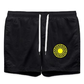 Modèle de disque - Short de bain - noir - Devant - AI Model Male 185 light (185cm)