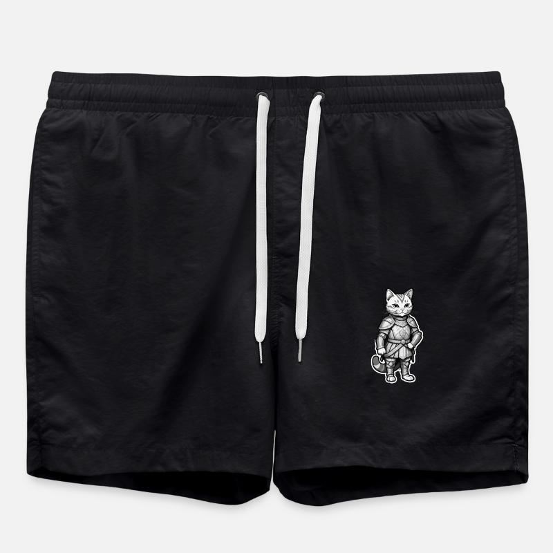 Chevalier Chat - Short de bain - noir