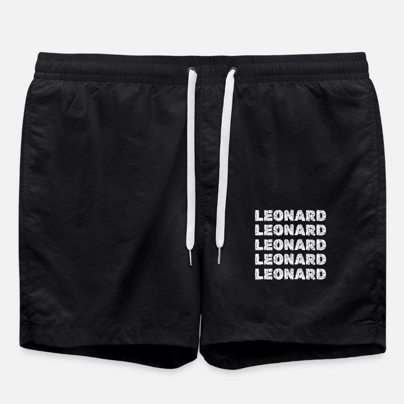 Leonard - Swim Trunks - black