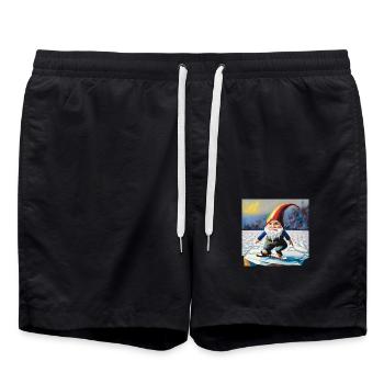 Winter Winter - Badeshorts - Schwarz - Vorne - AI Model Male 185 light (185cm)