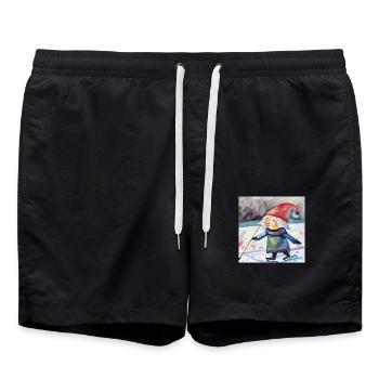 Siup - Swim Trunks - black - Front - AI Model Male 185 light (185cm)