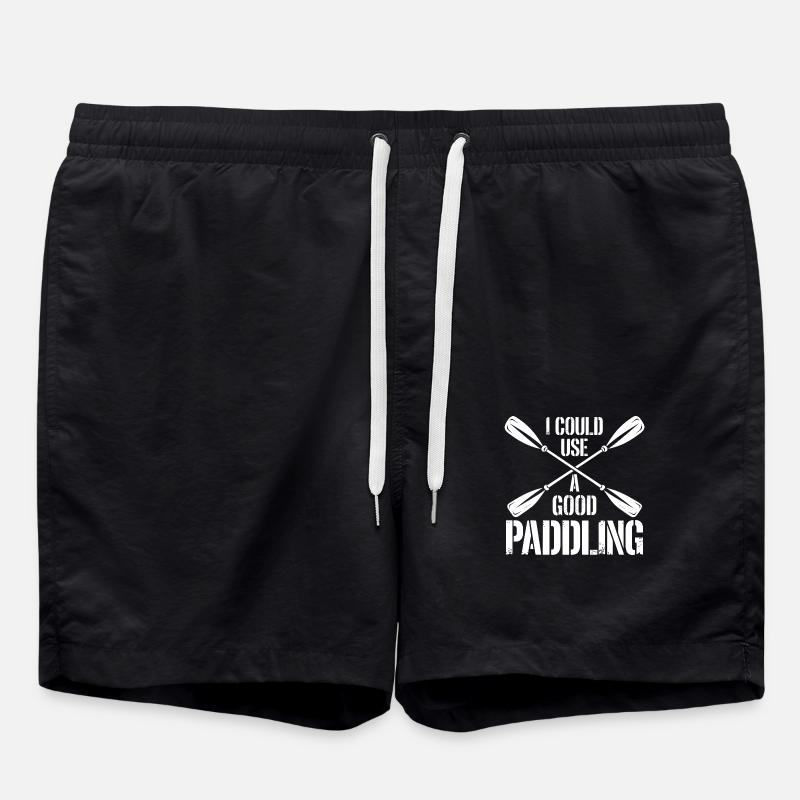 Adventure on the water - Swim Trunks - black