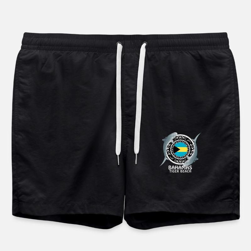 Tiger Beach Bahamas - Swim Trunks - black