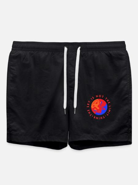 The sky is not the limit - Swim Trunks - black