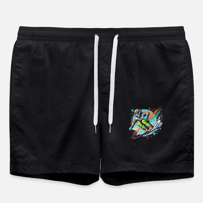 Descente à ski - Short de bain - noir