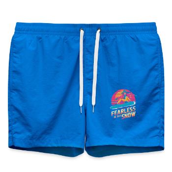 Fearless in the Snow - Swim Trunks - cobalt blue - Front