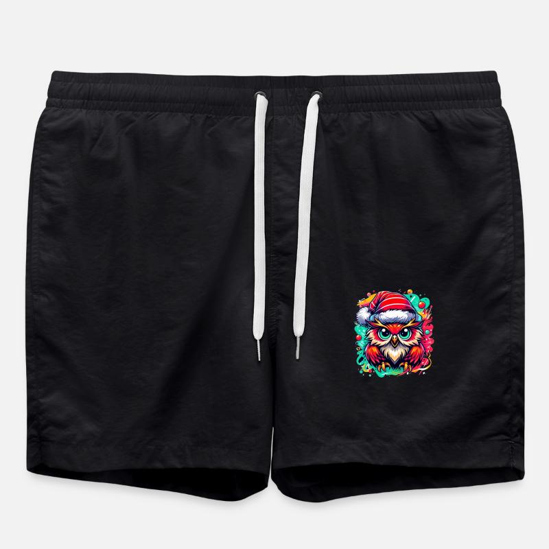 Hibou de Noël Hibou Noël - Short de bain - noir