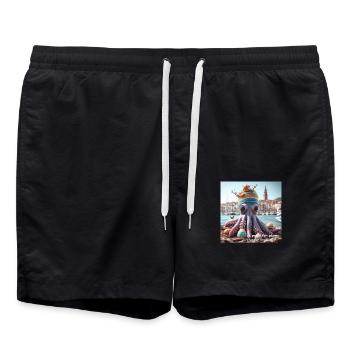 4avril 1733138974191 - Short de bain - noir - Devant - AI Model Male 185 light (185cm)