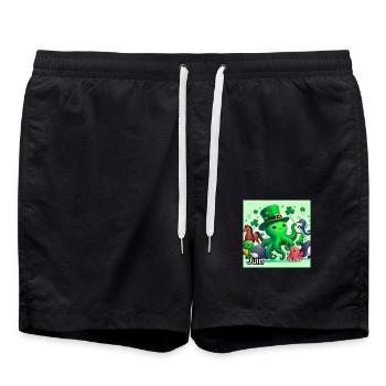 JUIN - Short de bain - noir - Devant - AI Model Male 185 light (185cm)