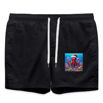 DECEMBRE - Short de bain - noir - Devant - AI Model Male 185 light (185cm)