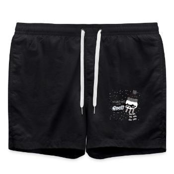 Making cold look Cool! - Badeshorts - Schwarz - Vorne - AI Model Male 185 light (185cm)