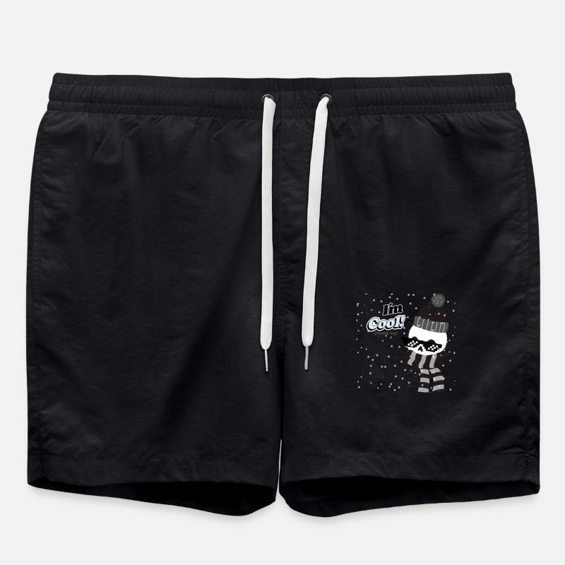 I´m Cool! (literally, help) - Swim Trunks - black