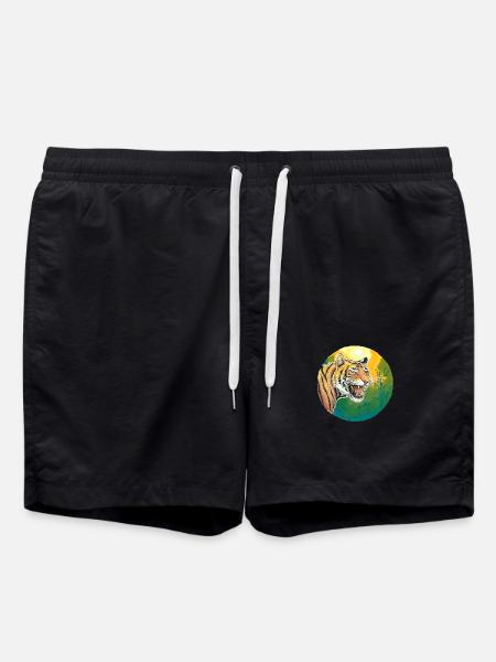 Tiger - Swim Trunks - black