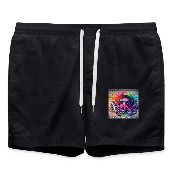 OIG1 1 1733138968850 - Short de bain - noir - Devant - AI Model Male 185 light (185cm)