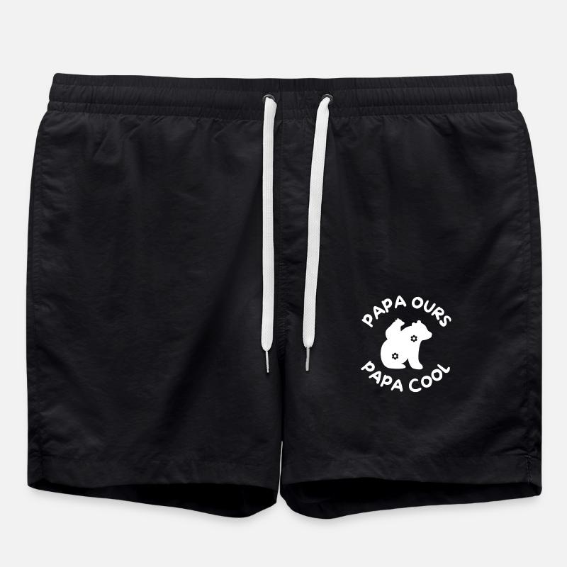 Papa Ours papa cool 2 - Short de bain - noir