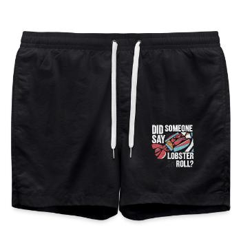 Stylish and delicious - Swim Trunks - black - Front - AI Model Male 185 light (185cm)