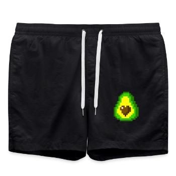 Avocat doux - Short de bain - noir - Devant - AI Model Male 185 light (185cm)