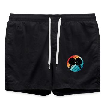 ping pong idée cadeau table de tennis - Short de bain - noir - Devant - AI Model Male 185 light (185cm)