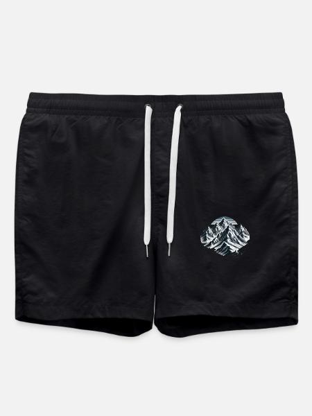 Berge Bergtour Extremsport - Badeshorts - Schwarz