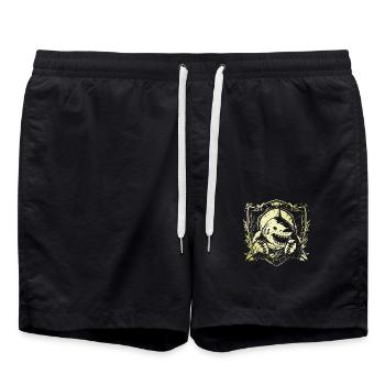 Boxer requin - Short de bain - noir - Devant - AI Model Male 185 light (185cm)