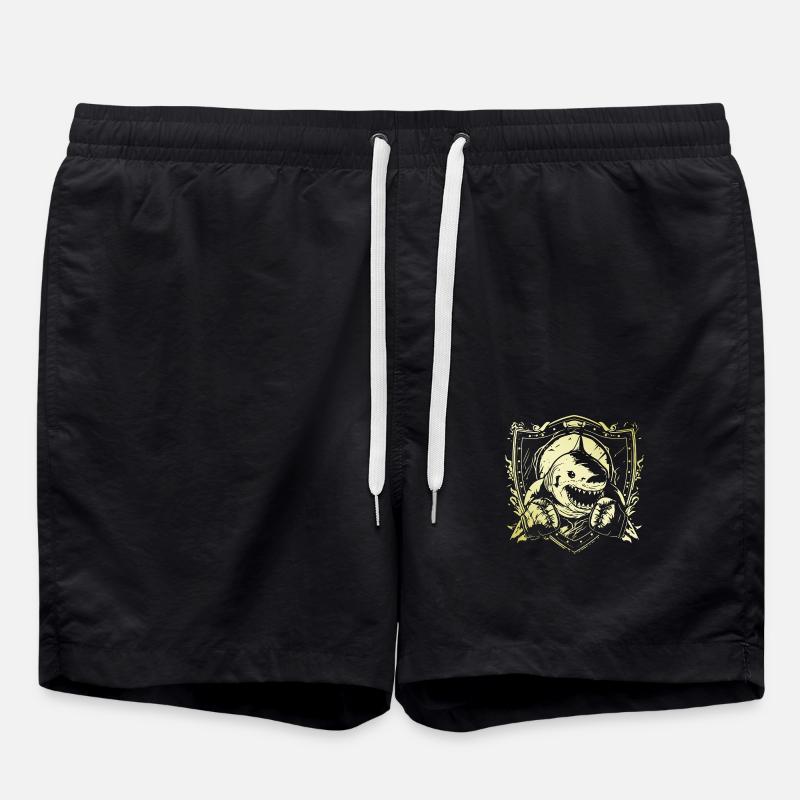 Boxer requin - Short de bain - noir