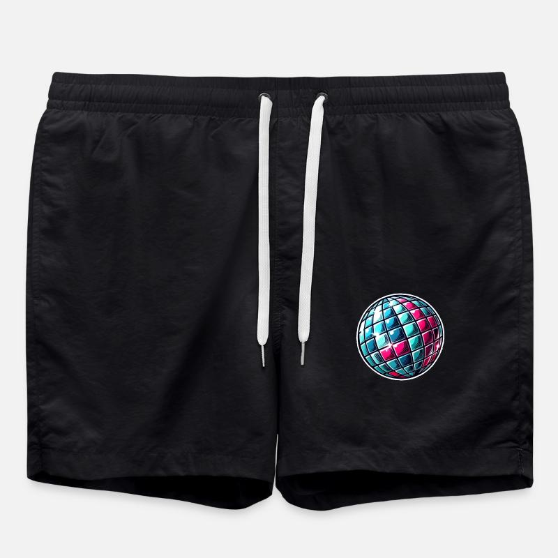 Disco Ball - Swim Trunks - black