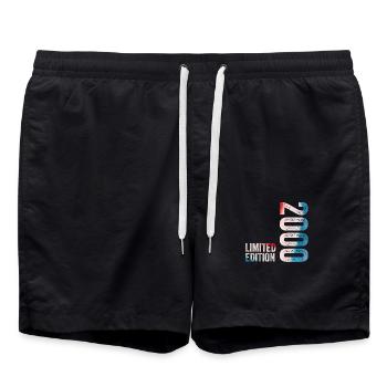 2000 Limited Edition 2000 Birthday Gift - Swim Trunks - black - Front - AI Model Male 185 light (185cm)
