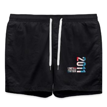 2011 Limited Edition Birthday Gift 2011 - Swim Trunks - black - Front - AI Model Male 185 light (185cm)