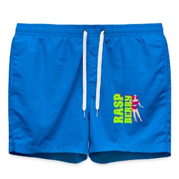 Vintage Himbeere Pin-up - Badeshorts - Cobalt blue - Vorne