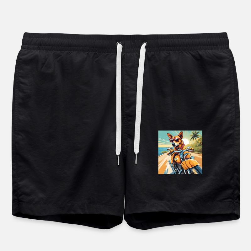 Dog - Swim Trunks - black