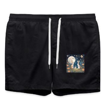 Rabbit - Swim Trunks - black - Front - AI Model Male 185 light (185cm)